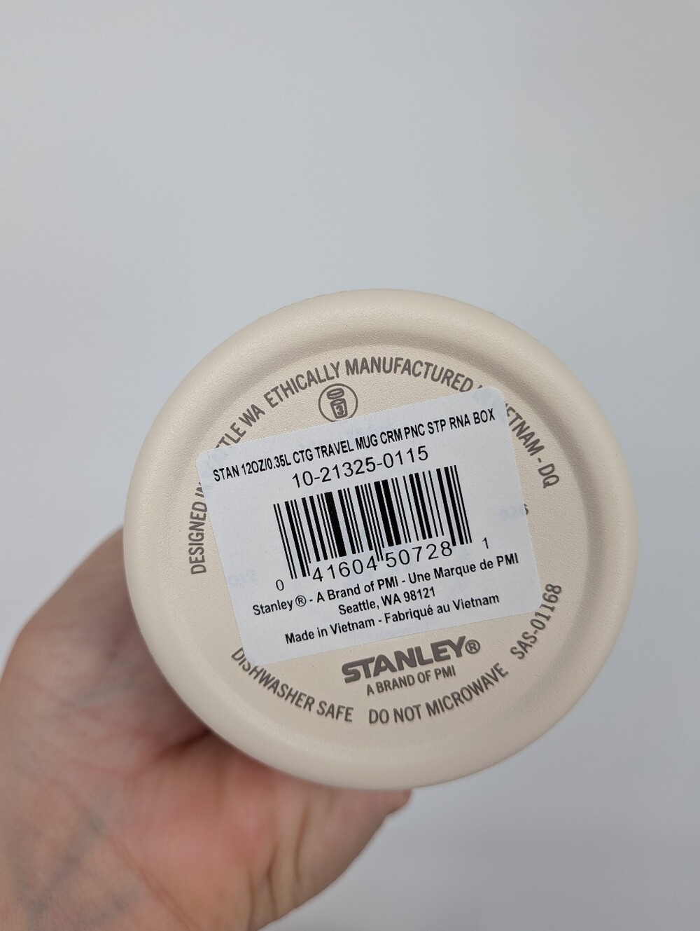 NEW STANLEY The Easter Café To Go Travel Mug cup Cream Picnic Stripe yellow 2026 - Picture 4 of 10